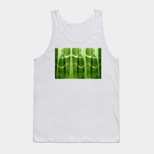 Green Shadows and Glasses - by Avril Thomas Tank Top